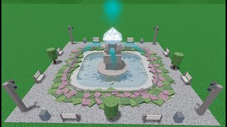 Building A Fountain Centrepiece | Theme Park Tycoon 2 | Roblox | TPT2