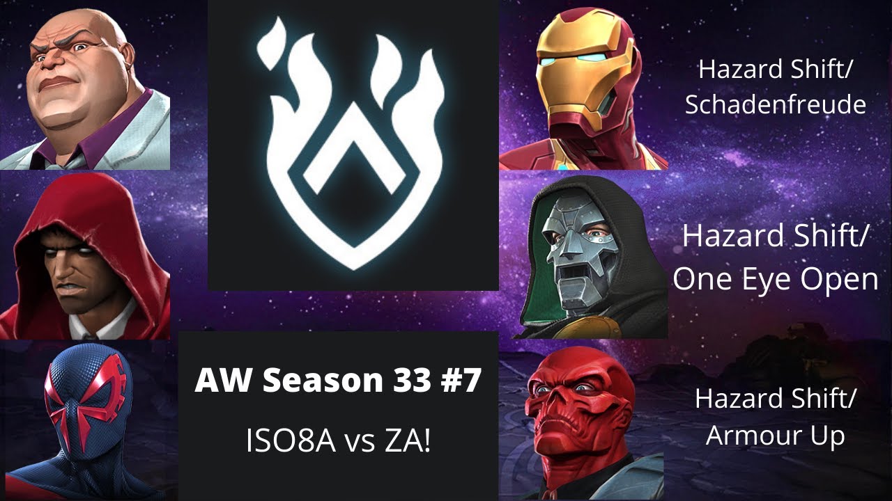 Kingpin versus Hazard Shift! AW Season 33 7. ISO8A vs ZA! YouTube