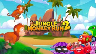 jungle monkey run game video | level 1 to 6 | Jafir gamer | screenshot 4