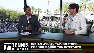 Taylor Fritz Discusses New BOSS & Chipotle Partnerships; Indian Wells 2R