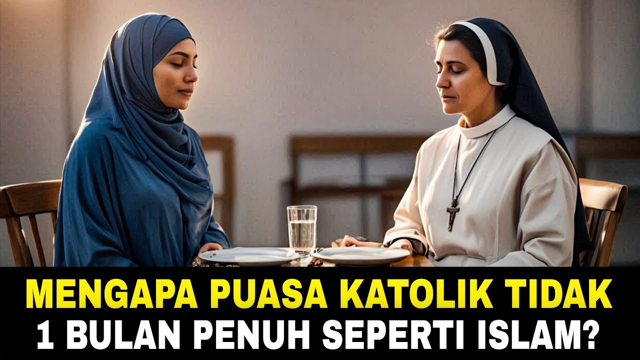 Mengapa Puasa KATOLIK TAK SAMA dengan Puasa MUSLIM? Bisakah 1 bulan penuh? Ini jawabannya..