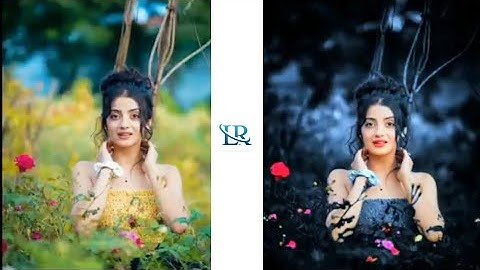 Lightroom realistic dark effect photo editing tutorial | Lightroom background colour change present