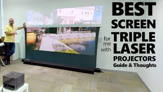 Best Screen for Triple Laser Projectors Guide & Thoughts