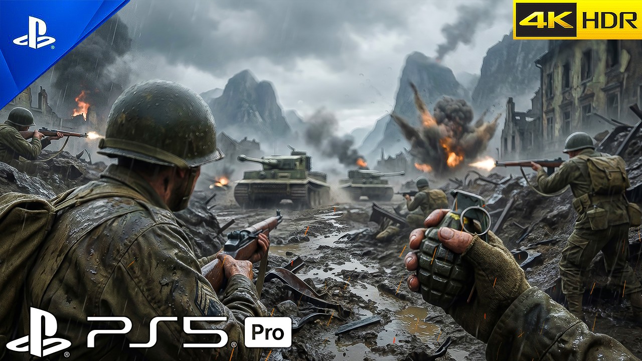 (PS5PRO) Битва в Ахене: Спасение мирных жителей | Реалистичная графика ULTRA, геймплей 4K 60FPS H...