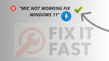 “MIC NOT WORKING? FIX THIS IN 30 SECONDS (Windows 10/11)”