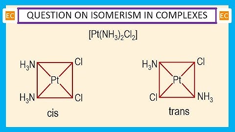 OQV NO – 295 How many geometrical isomers are possible for the complex [Pt(NH3)2Cl2].