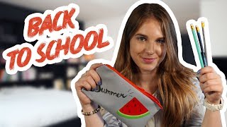 DIY BACK TO SCHOOL || КАРАНДАШИ+ПЕНАЛ+ЛАСТИК 2017||Varya Kuzmina