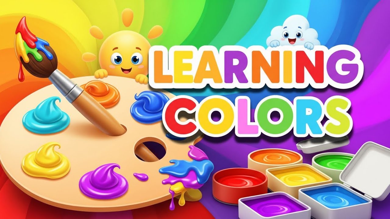 🌈 Color Song | Learn Colors for Kids | Fun Nursery Rhyme by Giggles & Melodies