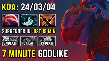 How to Make Enemy Surrender in Just 19 Min with OP Carry Kez 1 Deleted Per Min Easy Fast End Dota 2