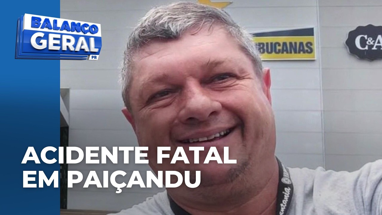 Acidente causa a morte de motociclista após batida em uma carreta estacionada em Paiçandu, no PR