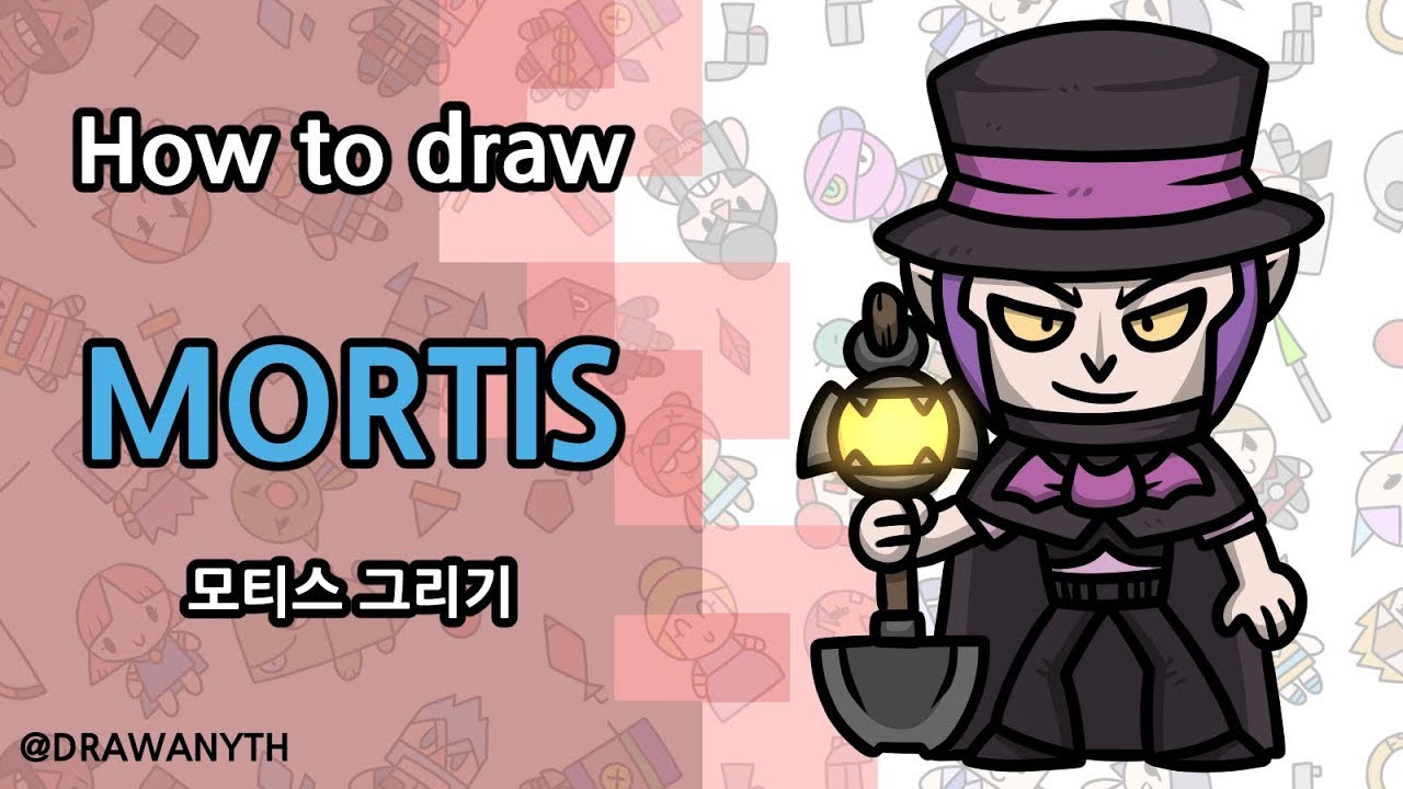 How To Draw Mortis Brawl Stars Youtube - mortis brawl stars dessin