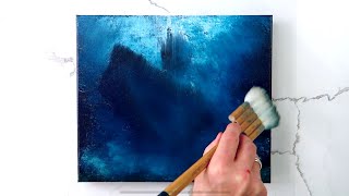How to Paint an Underwater Shipwreck | Step-by-Step Acrylic Tutorial for Beginners