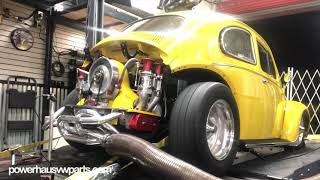 Frank’s 2387cc POWERHAUS VW Engine Chassis Dyno Run