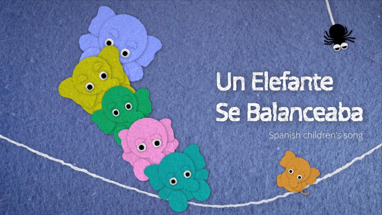 (Children's Song) Un Elefante Se Balanceaba - {tinyHappy Garden}
