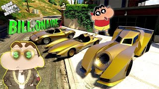 Shinchan Became Riches Persian in GTA 5 | SHINCHAN and FRANKLIN Stealing Supercars in GTA 5 [Hindi]