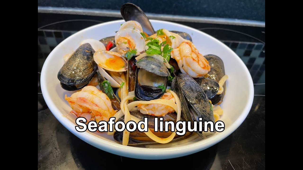 Seafood pasta stunning dish