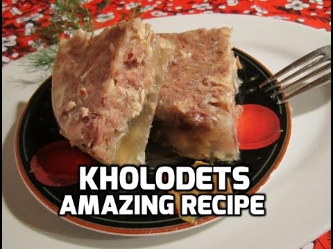 Kholodets (Aspic) - Russian Meat Jelly Video Recipe