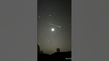Orionid meteor shower 2023/10/20 from the subaru telescope Mainakea, Hawaii