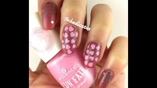 Ojelik Desen Bandıyla Sevgililer Günü Nailart / Valentine's Day Nail art with Vinyls