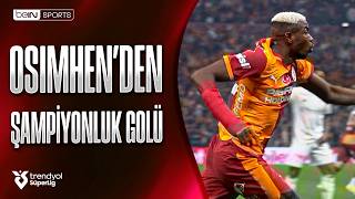 Victor Osimhenin Galatasarayı Öne Geçiren Golü Galatasaray - Antalyaspor Trendyol Süper Lig
