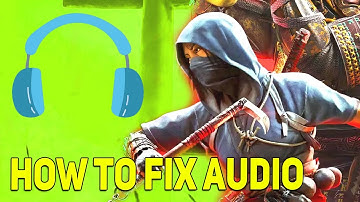 AC Shadows No Audio Fix, Sound Not Working Fix Assassin