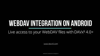 Access WebDAV files on Android using DAVx⁵ screenshot 5