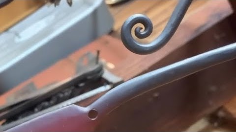 Hand-Forged Scissors Part 3