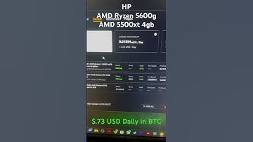 Bitcoin Mining Profitability with AMD 5500xt 4gb & Ryzen 5600g Nicehash #roadto2k #passiveincome
