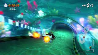 CTR:NF - 1:16:47 Roo's Tubes - Beating Developer Time Trials
