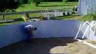 Putting up the new pool2