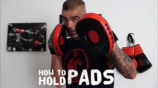 How to hold pads for Boxing - Feeding the punches