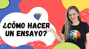 ¿Cómo se hace un ensayo de mi vida?