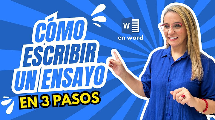 Redacta un Ensayo en 3 sencillos pasos