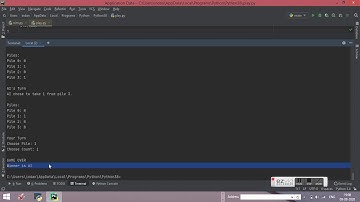 CS50AI Learning week problem set " Nim" for Harvard University !!