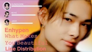 [UPDATED] Enhypen - What Makes You Beautiful (Original by One Direction)(Vertical Line Distribution)