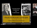 Visual and Acoustic Landscapes in Virginia Woolf and José Donoso: Andrés Ferrada &amp; Melanie Nicholson
