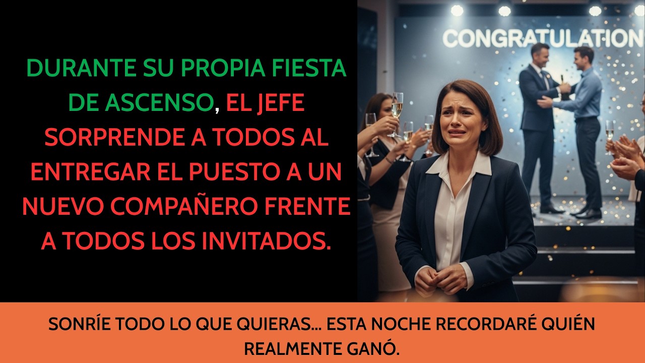 Era Mi Fiesta De Ascenso… Hasta Que Mi Jefe Me Traicionó Frente A Todos