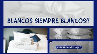 COMO BLANQUEAR LA ROPA BLANCA y PERCUDIDA~MANCHAS, AMARILLENTA?~TEN TU ROPA  RELUCIENTE~2020~EP 100 - YouTube