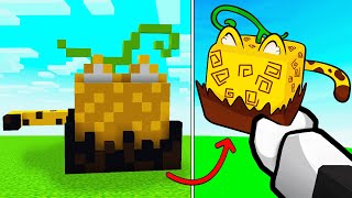 Build The Fruit In Minecraft You Get It In Blox Fruits!