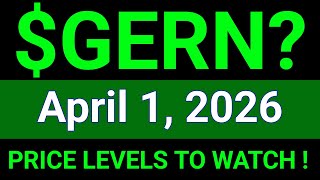 GERN Stock Analysis | Geron Corporation | April 1, 2026