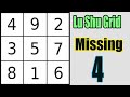 lo shu grid method missing 4 | lo shu grid | lu shu grid | abhishek bhatnagar numerology