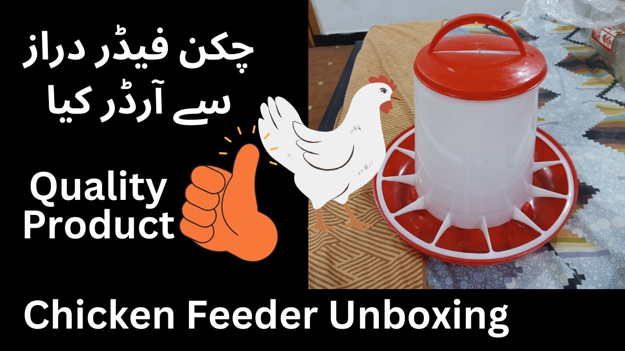 Unboxing Chicken Feeder from Daraz YouTube