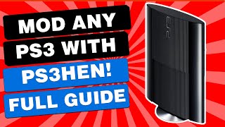 How To Mod PS3 Super Slim 486 PS3HEN or Slim Or Fat Models