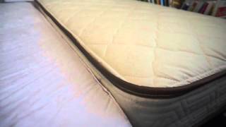 Crib-Sized My Green Mattress Comparison Here I show you the size and sound differences between a basic crib mattress and My Green Mattress. Check out the full review as