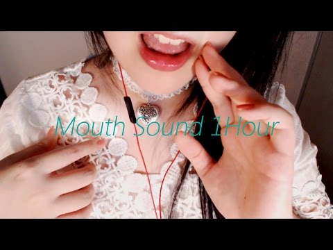 ASMR Strong & Close Mouth Sound 1H (No Talking)