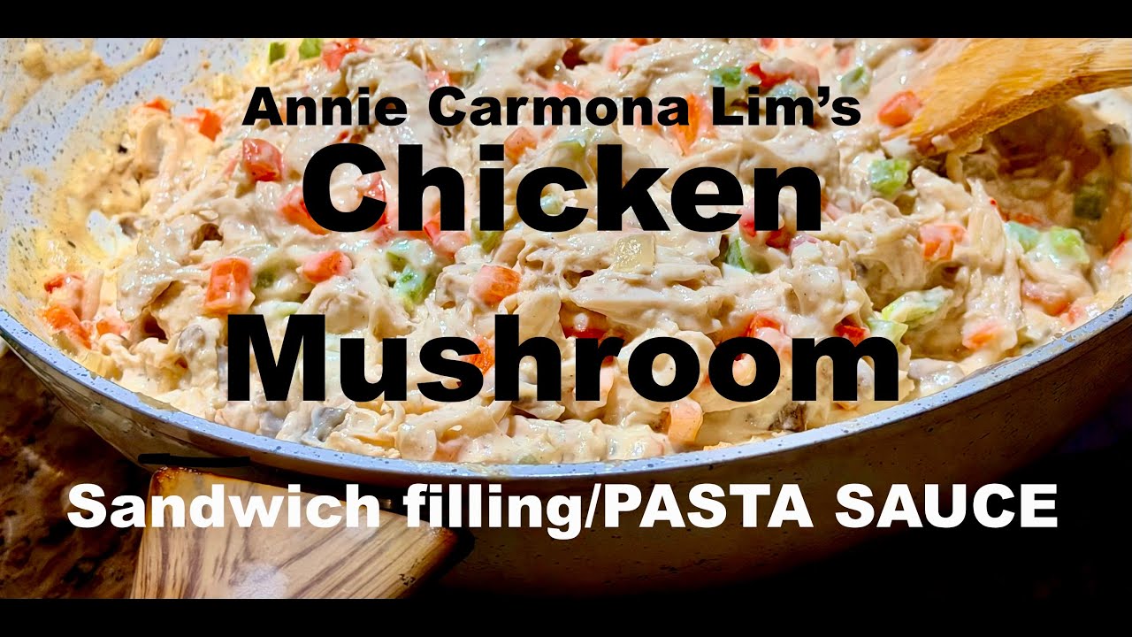 Super Delicious! and easy Chicken Mushroom sandwich filling/pasta sauce Recipe.