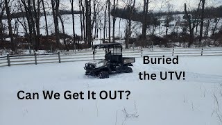I Took the Kubota Downhill in Deep Snow. Regrets Were Made.