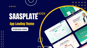 SaasPlate - Landing Page WordPress Theme