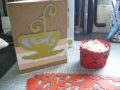 Cupcake Holder from the Cindy Loo cart, and Coffee/Tea Cup Card from Wall Decor and More Cart