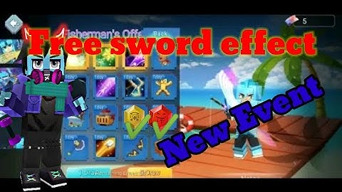 New notes sword effect in bedwars new event Bedwars blockmanGO